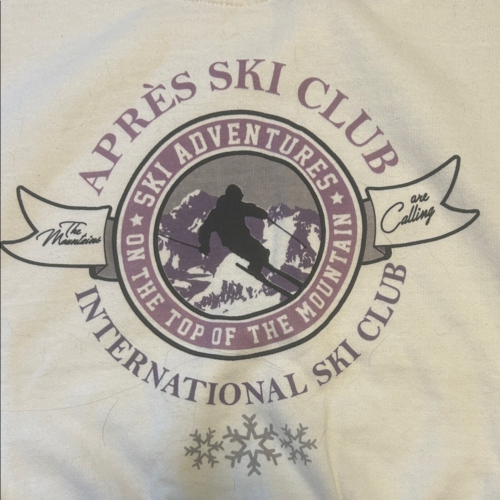 *DONATED* Après Ski Club Graphic Sweatshirt - Picture 2 of 7